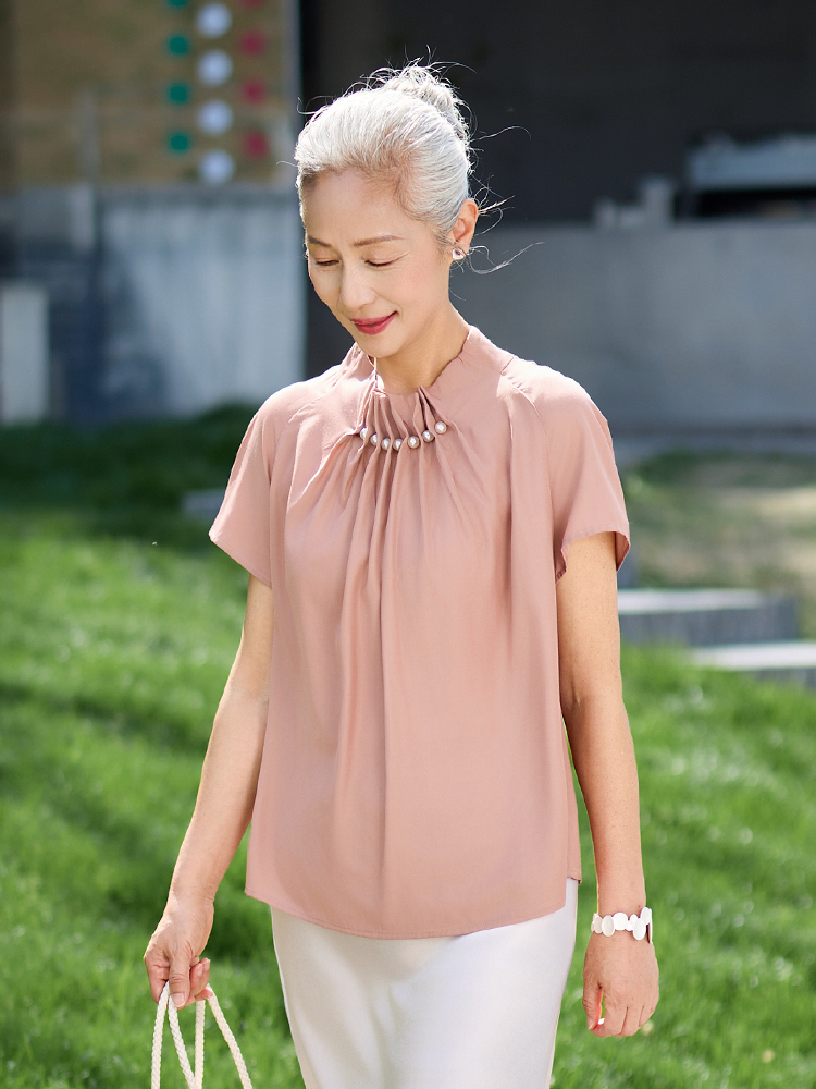Muzhi Fashionable Short Sleeve - Summer Clothing Women Over 50 리뷰 및 가격