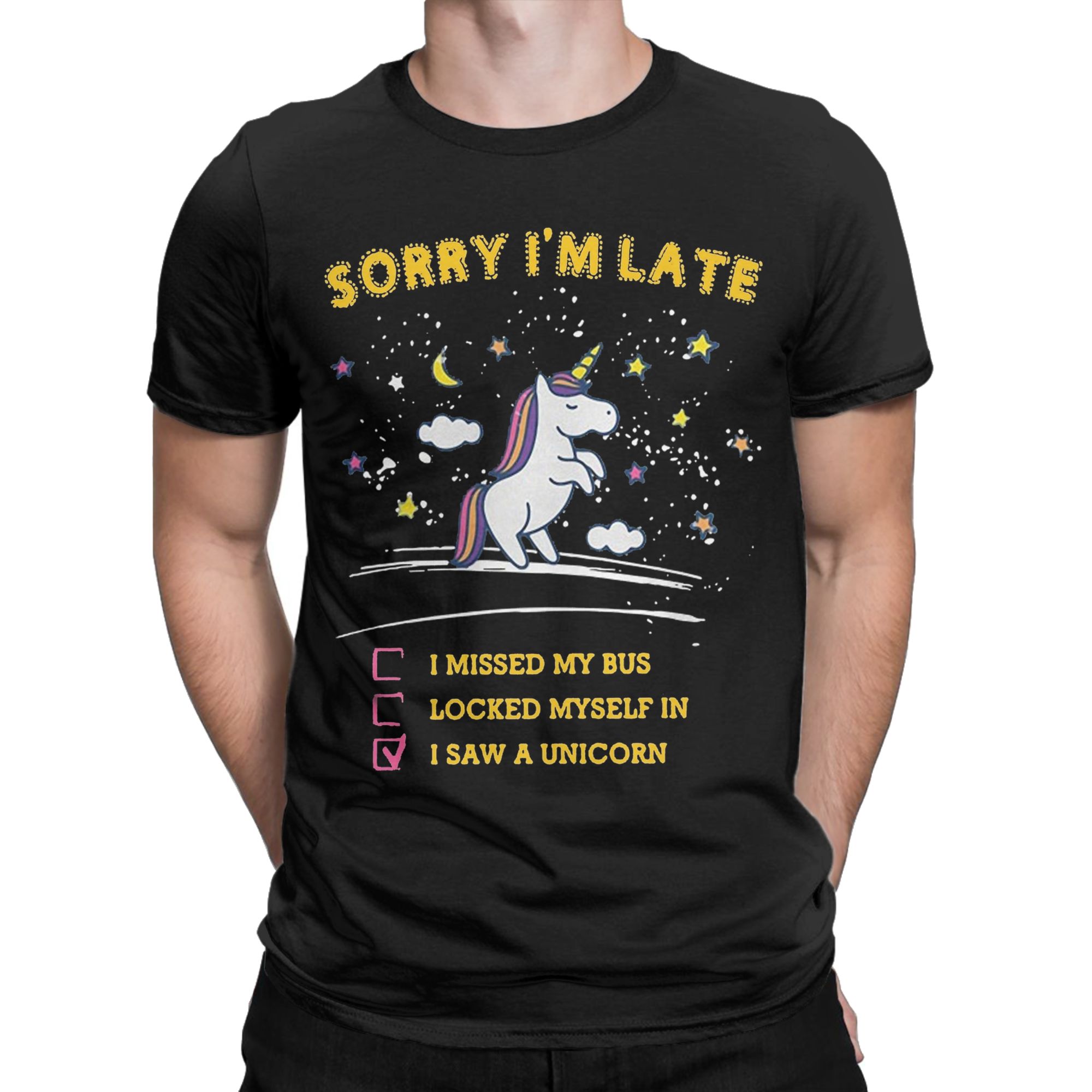 Men Sorry I'm Late I Saw a Uni - Summer Clothing Ideas Men 리뷰 및 가격