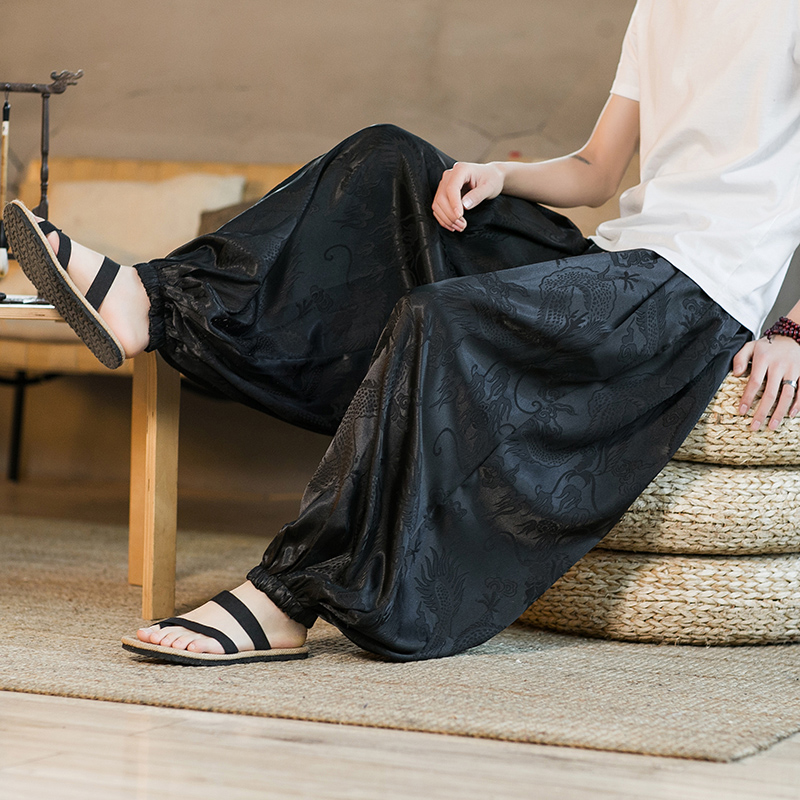 Men Harun Pants Summer Ice Sil - Summer Light Clothing 리뷰 및 가격
