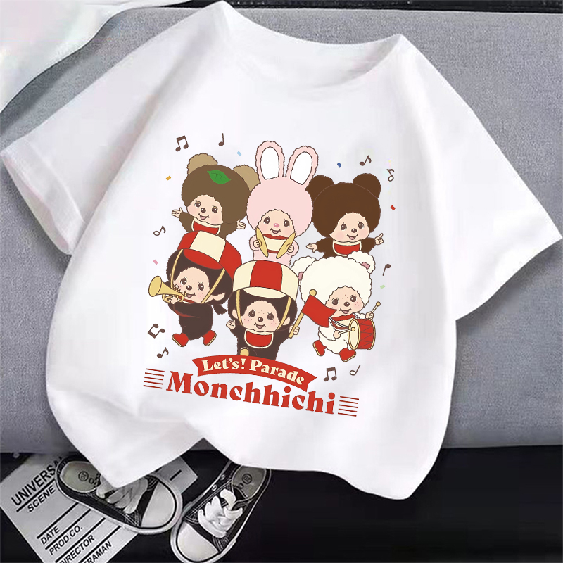MONCHHICHI Short Sleeve T Shir - Summer Clothing Gifts 리뷰 및 가격