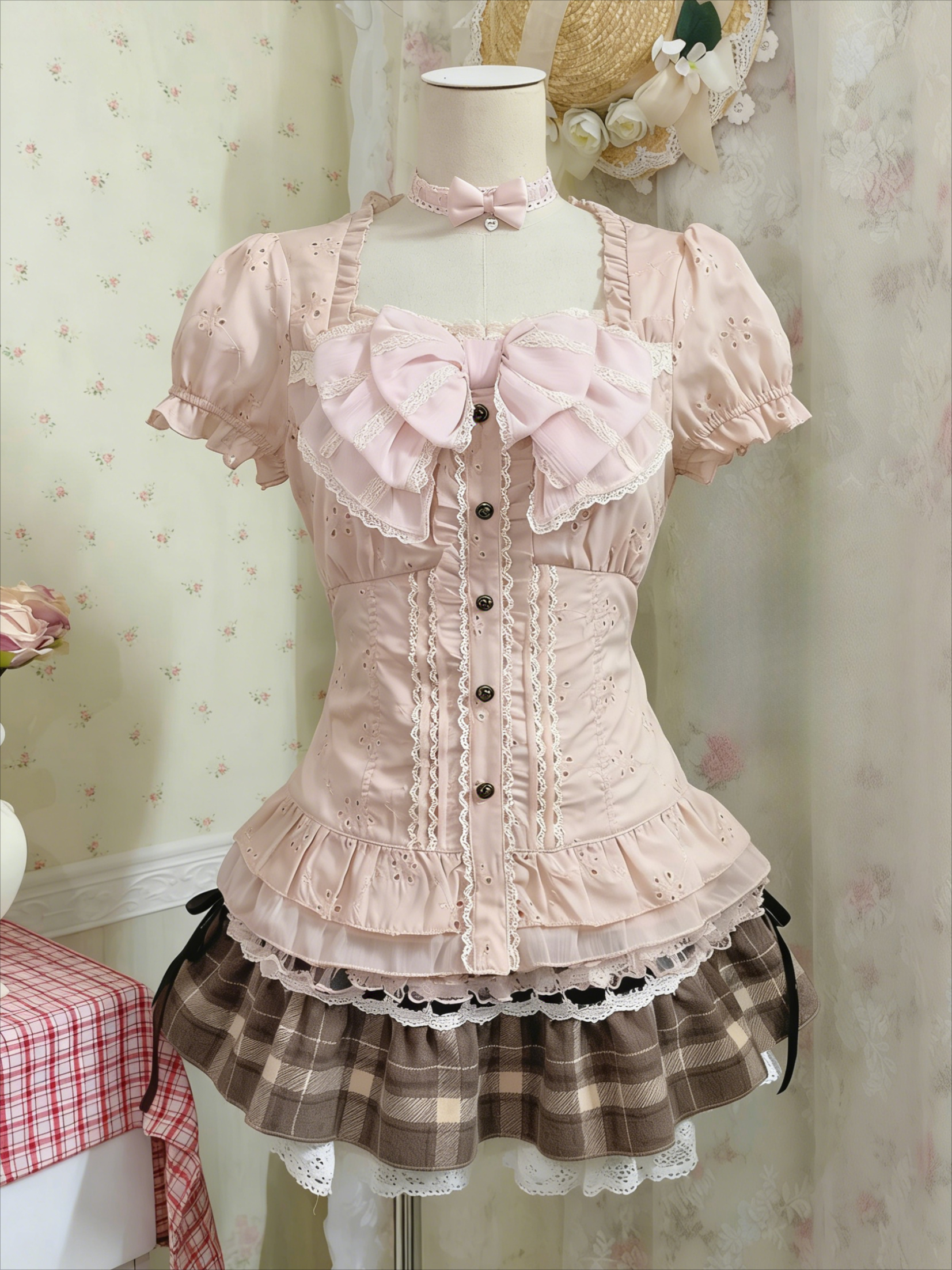 Japanese Sweet Three Piece Set - Summer Alt Clothing 리뷰 및 가격